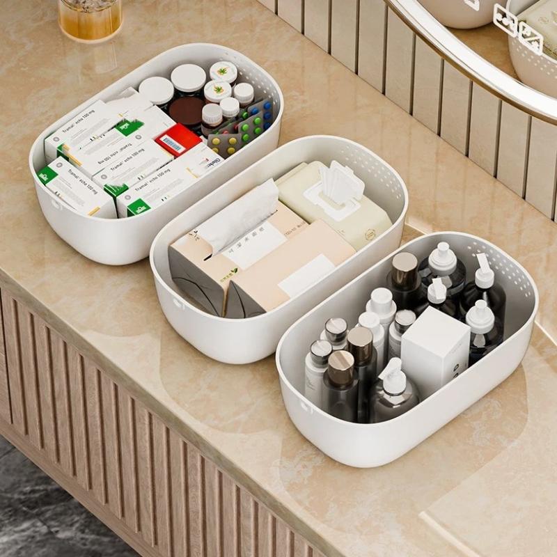 Double-Layer Snack Fruit Food Storage Box Household Fruit Plate Drain Tray Special Storage Basket For Lazy People