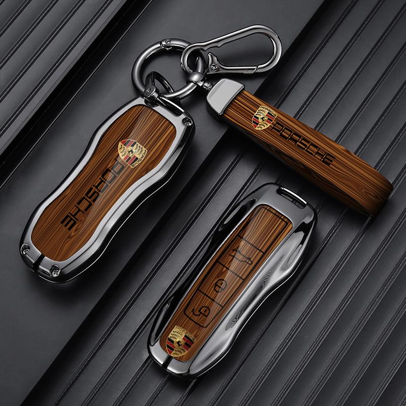 Intelligente Autoschlüsselhülle Schale Für Porsche Panamera Spyder Carrera Macan Cayman Cayenne 911 970 981 991 Keyless Auto Zubehör