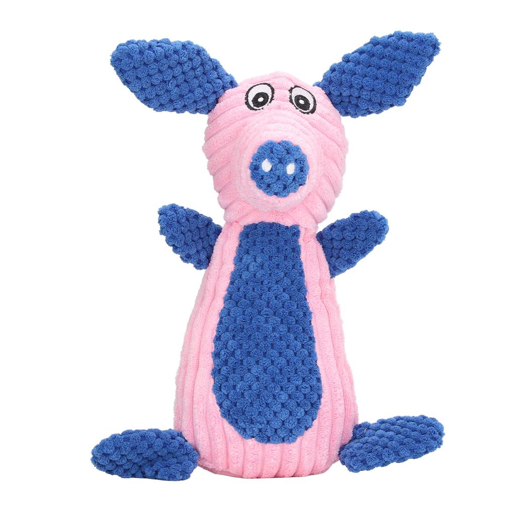 Squeaky Dog Toy Lovely Bite Resistant Interactive Puppy Teething Toys Stuffed Pet Toys Elephant