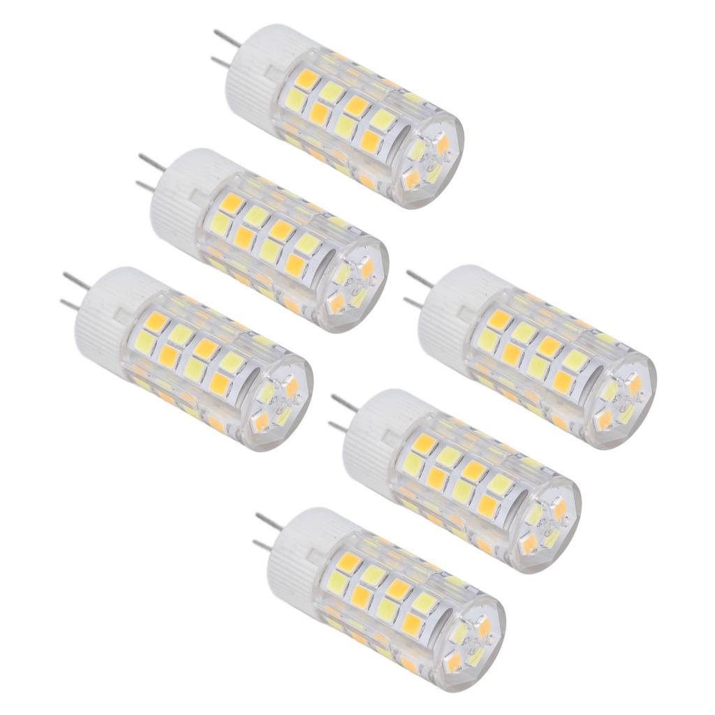 6 Stück G4 Glühbirne 3 Lichtfarben 220V Kleine Deckenlampenbirne Wandlampenbirne für Zuhause Büro