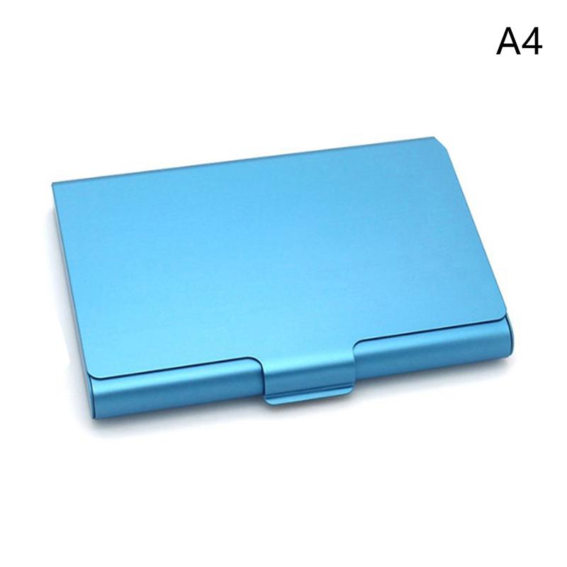 Creative Business Card Case Aluminum Alloy Card Holder Metal Box Cover Credit Men Business Card Holder Card Metal Wallet