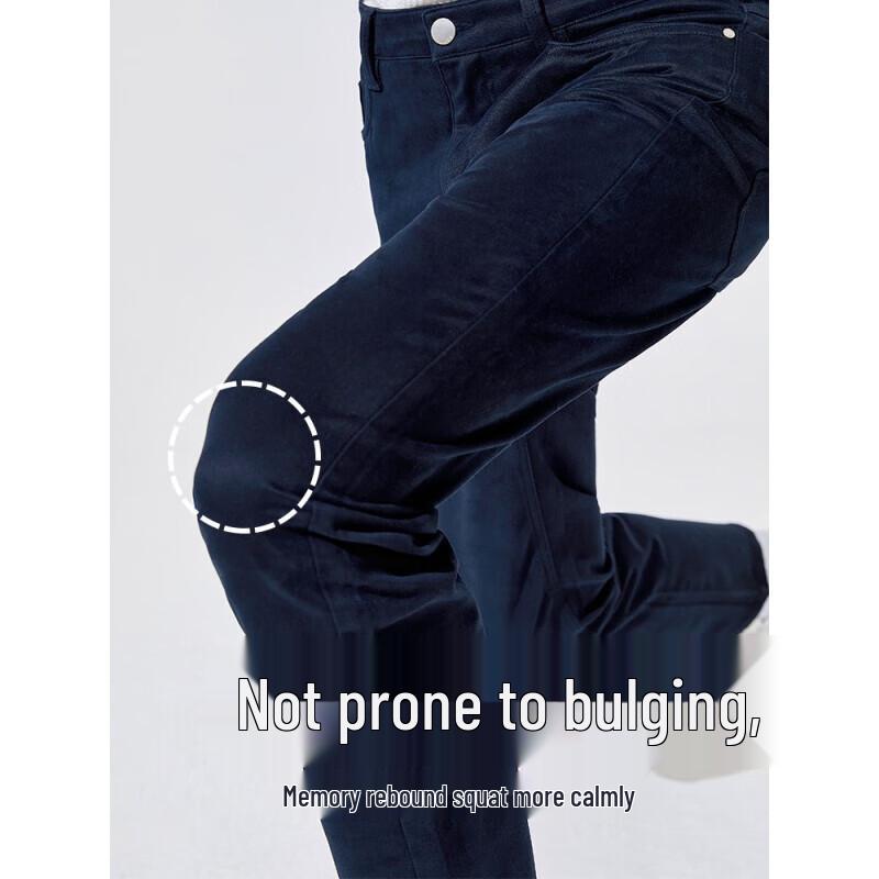 Navigare Men's Warm Straight-Leg Trousers