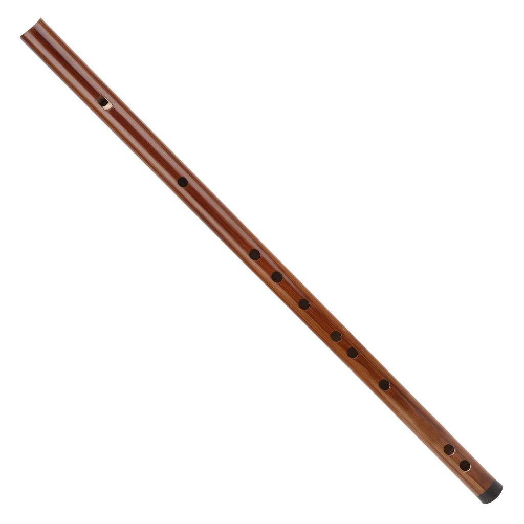 MBAT Bitter Bamboo Flute Velvet Bag Polerowany profesjonalny wyrafinowany instrument muzyczny ZD‑5