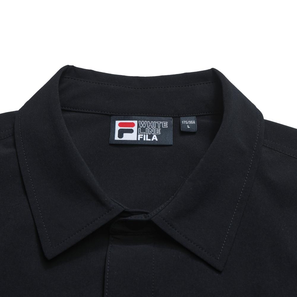 FILA Original Cool Touch Casual Work Style Shirt Men shirts Black F11M629406FBK