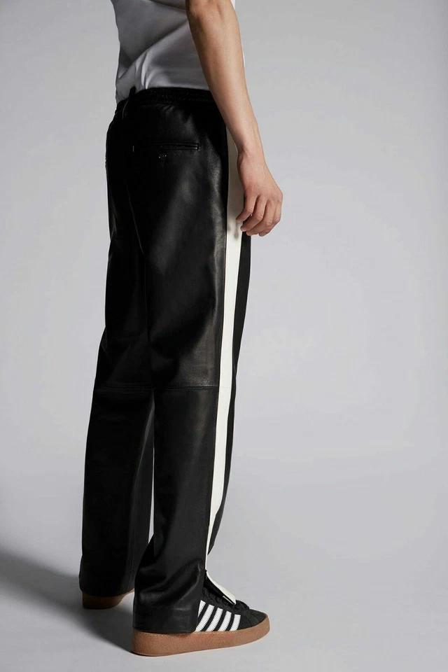 Casual Wear Trouser Men's Genuine Leather Lambskin High Quality Stylish Track Pants Plain