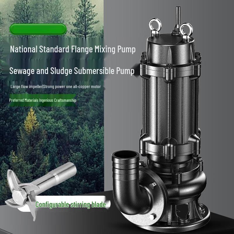 Aojing Three-Phase Large Flow Submersible Sewage Pump
