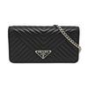 [Używana] Trójkątne Logo Skórzana Torba na Ramię Crossbody z Łańcuszkiem - Dobry Stan #1EARCWI