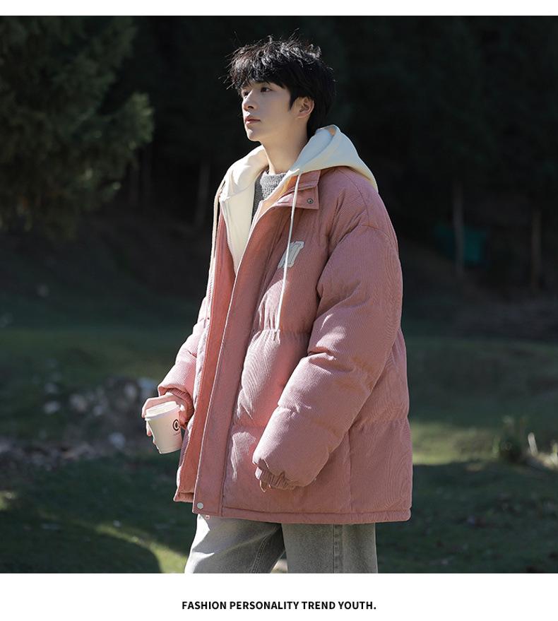 Men's Thickened Corduroy Two-Piece Sports Jacket - Winter Warm, Trendy Workwear