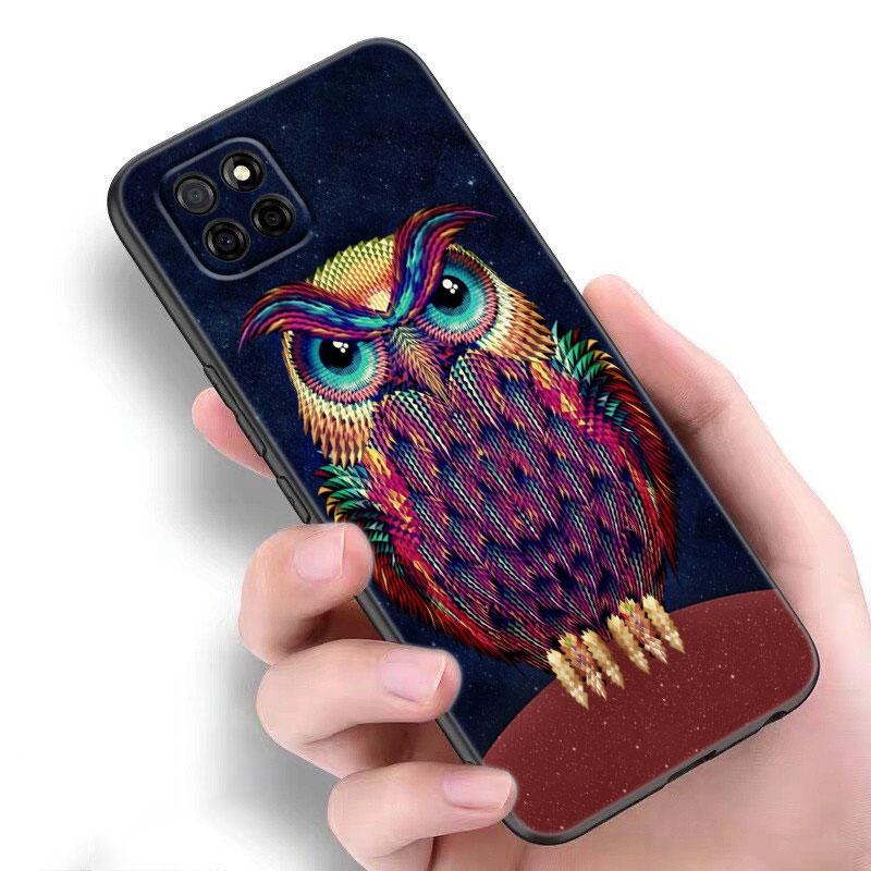Lovely Animal Owl Phone Case For Samsung A13 A22 A24 A32 A23 A25 A34 A35 A52S A53 A54 A55 A73 5G A12 A14 A15 A31 A33 A50 A51 A72