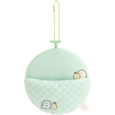 San-X MV46201 Sumikkogurashi Collection Fruit Parlor Mini Plush Toy Melon