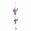 Garden Decor Hanging Wind Chime Hanging Pendant Hummingbird Wind Chimes Metal Bird Bell  Tree Decor
