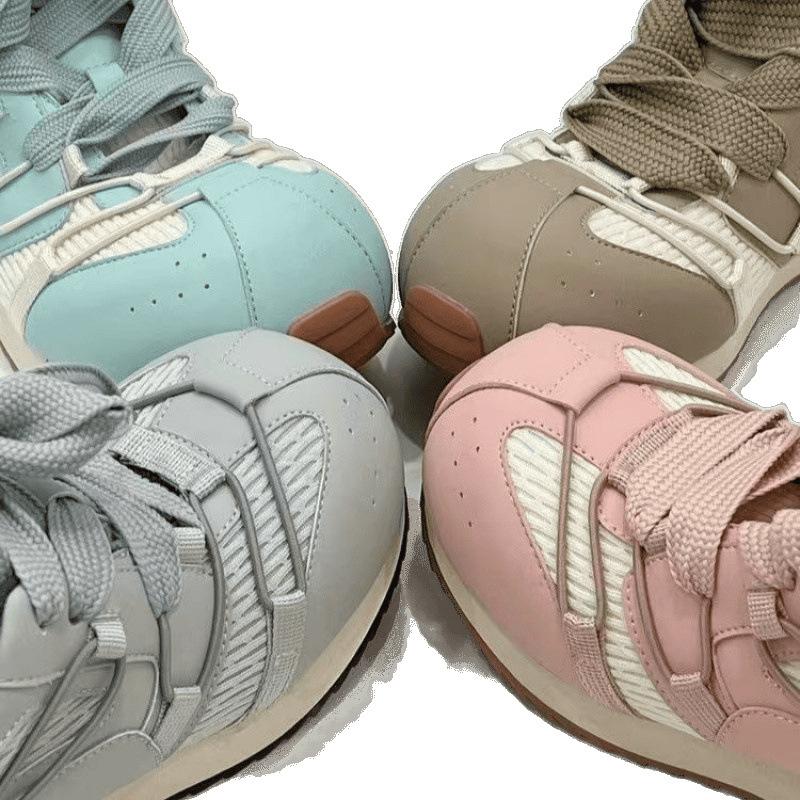 Sports Forrest Gump Shoes Women's 2025 Spring New Casual Versatile Lightweight Non-slip Lace-up Breathable German Training Single Shoes