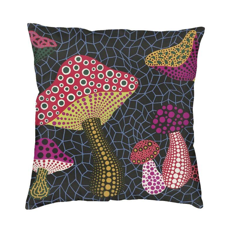 Yayoi Kusama Cushion Cover Two Side 3D Printing Polkadot Pinky Throw Pillow Case for Sofa Cool Pillowcase Home Decorative
