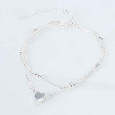 Anklet Fashion Oval Bead Chain Love Anklet Women's Foot Accessories Beach Anklet