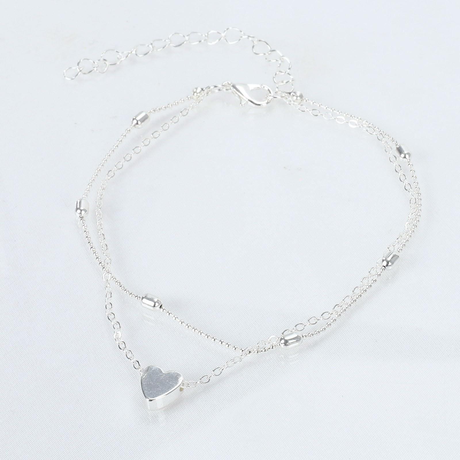 

Ножный браслет, модный овальный браслет из бисера, браслет Love, женские аксессуары для ног, пляжный браслет