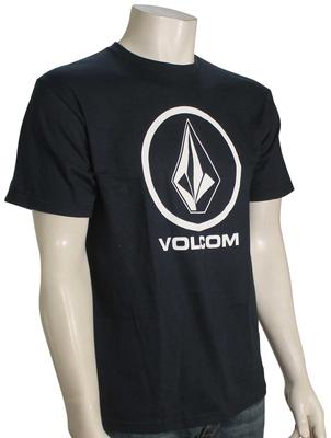 Volcom Crisp Stone T-Shirt - Marineblau - Neues Unisex-T-Shirt