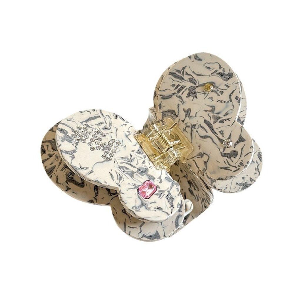Acetic Acid Acetate Butterfly Hair Claw  Bow Hair Clip Fashion   Female