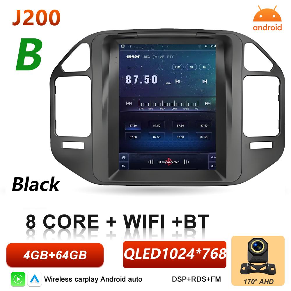 Android 16 Car Radio For Mitsubishi Pajero 3 V60 V68 V73 1999-2011 Multimedia GPS Navigation Carplay Auto BT Stereo DSP RSD Wifi