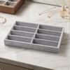 Brillenablage mit 8 Fächern Niedrigprofil Offene Sonnenbrillenablage für Schublade,