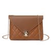 Embroidered Rhombus Chain Small Square Bag New Versatile Simple Mobile Phone Change Women's Bag