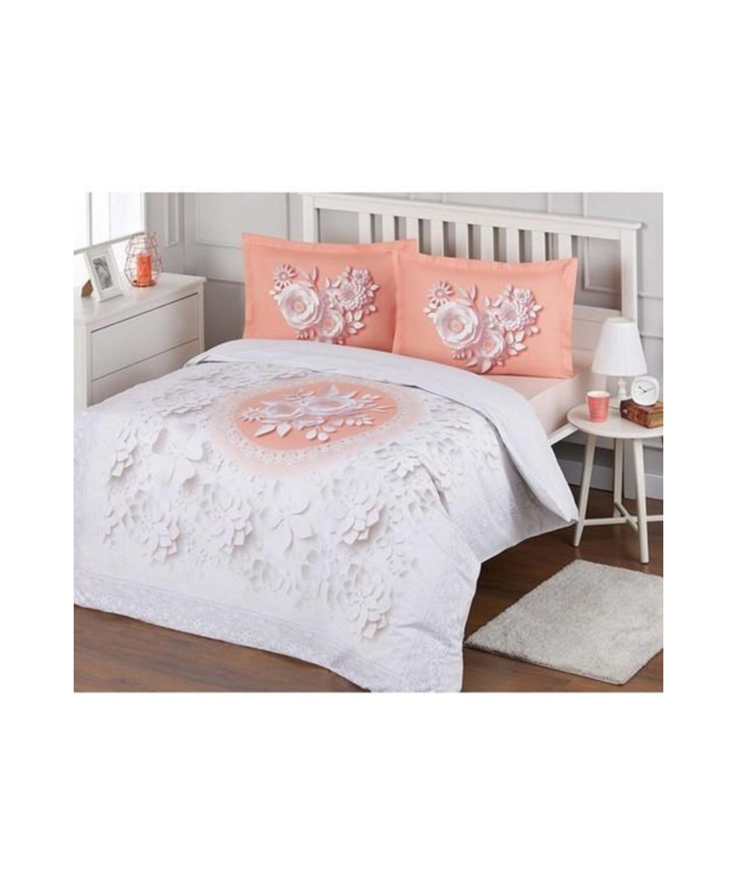 

Одинарный комплект пододеяльников Ranforce Lively Roses Salmon