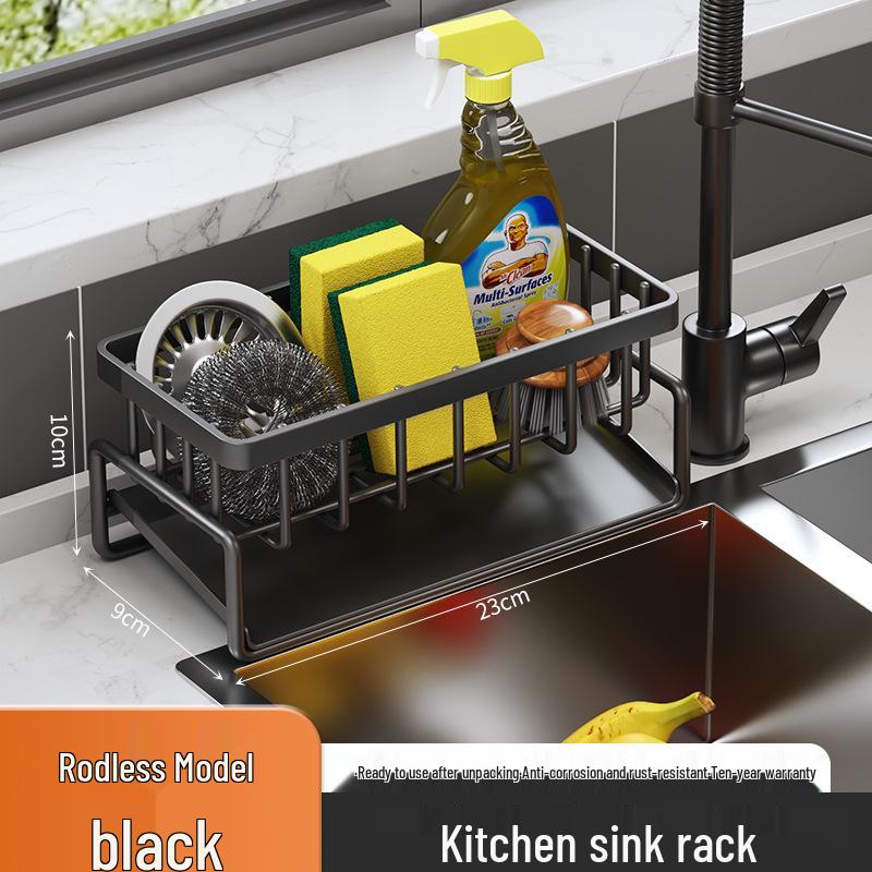 Multifunctional Kitchen Sink Storage Rack & Sponge Holder
