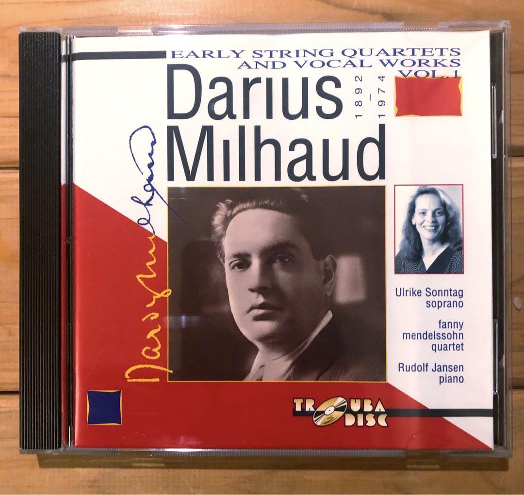 

[USED] Milhaud String Quartet No.1 & 2 Vocal Works Vol. 1