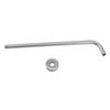 Shower Arm NPT1 2 Stainless Steel Wall Mount Concealed Shower Head Extension Arm with Flange Brushed