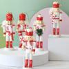 5PCS Handicraft Soldier Doll Painted Handcraft Figurine Christmas Nutcracker  Desktop Decoration