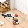 1PC Cute Dachshund Door Mats Kitchen Rugs Non-Slip Pop Arts Design Living Room Rugs Bath Mat Carpet for Home Sink Laundry Decor