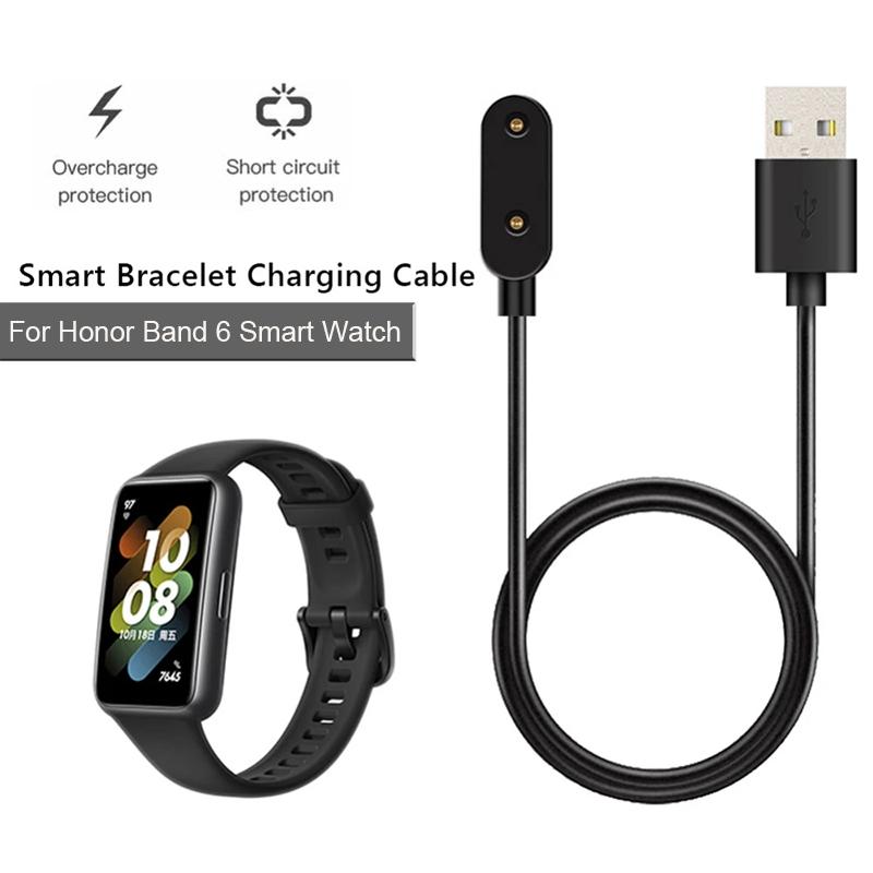 Charger For Honor Choice Watch/Honor Band 6/6 Pro/Huawei Watch Fit/Fit 3 Smart Watch Portable 2pin USB Charging Cable Adapter