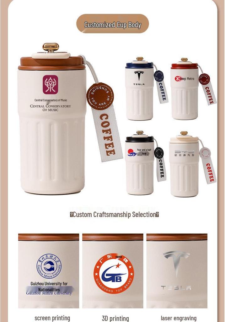 316 Stainless Steel Smart Insulated Travel Coffee Cup