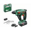 Bosch 18V Cordless 0.6J Hammer Drill - Uneo Maxx -SDS, 1 X 2.5 Ah Battery, 1 X AL1830CV Charger, Case, Accessories (drills, Bits)