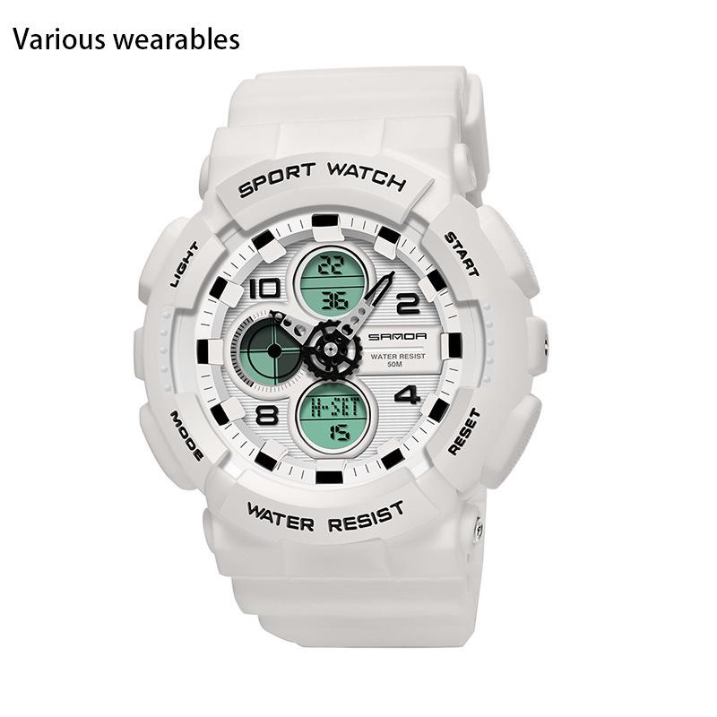 Neue Mode Trendy Jugend männer und frauen Uhren Outdoor Wasserdicht Leuchtende Multifunktions Elektronische Uhr