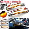 For A4 S4 RS4 B9 2016-2019 A5 S5 RS5 Dynamic Turn Signal LED Light Side Wing Rearview Mirror Indicator Sequential Blinker