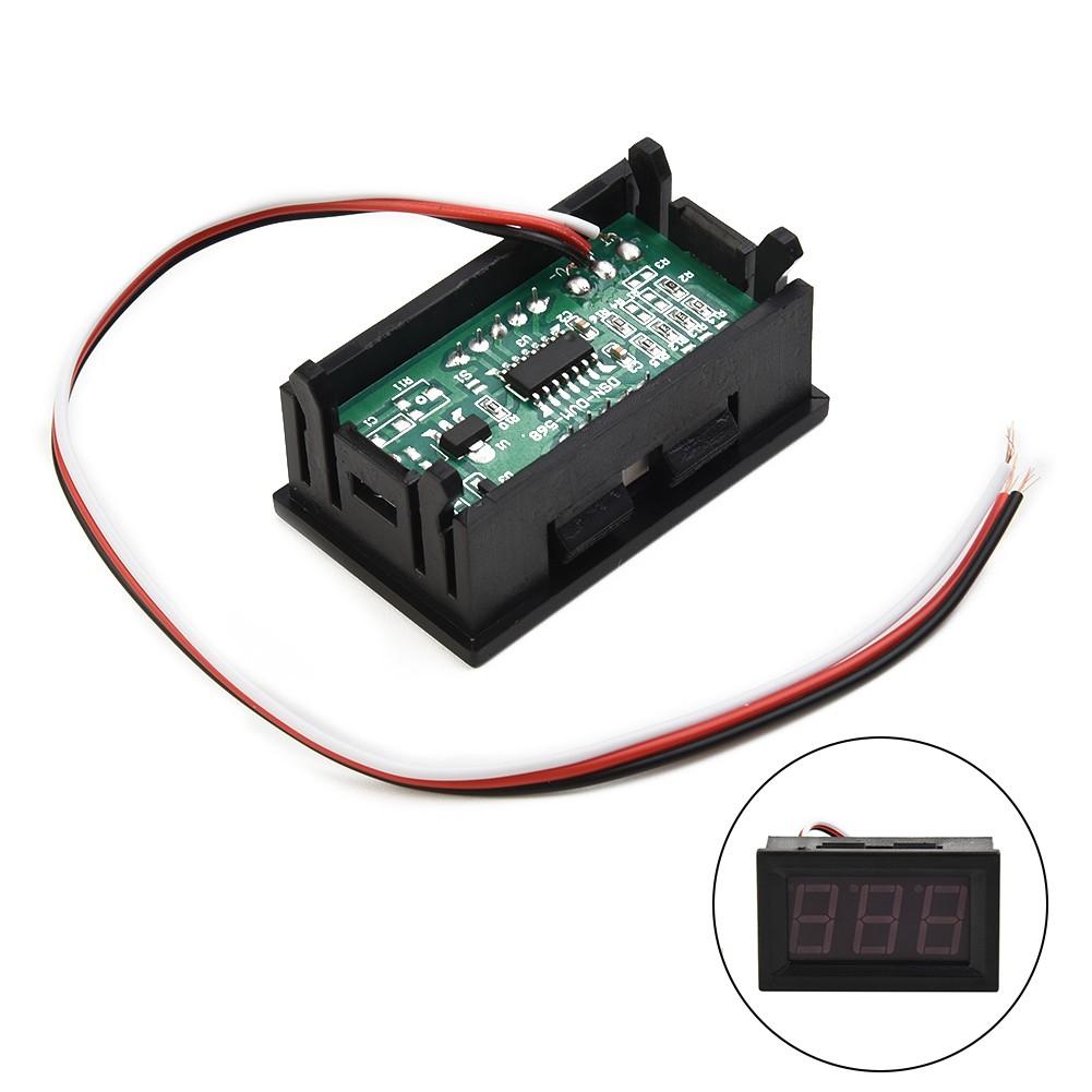 

Mini DC 5-120V Voltage Volt Meter Voltmeter Blue LED Panel 3 Digital Display