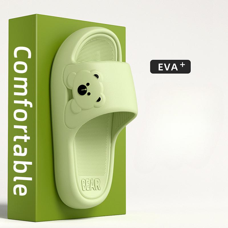 Тапочки из ЭВА для женщин, для дома, ванной, противоскользящие, летняя одежда для отдыха на открытом воздухе, сандалии на толстой подошве 38-39