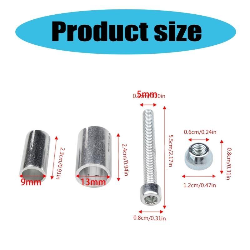 2set 13-19mm Motorcycle Expansion Screw Handguard Handlebar End Plugs Screw Universal Handle Bar Expand Screws Accessories