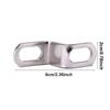 Motorcycle Exhaust Pipe Bracket Motorcycle Rear Header Pipe Stainless Steel Silver Tone Silencer Exhaust Pipes Z Support Stand