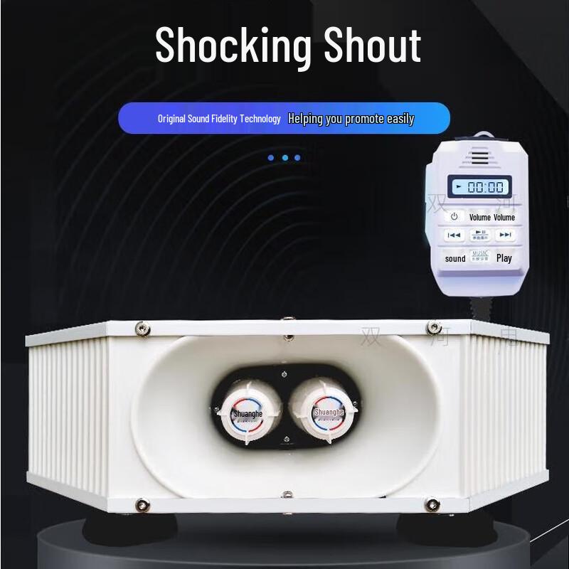 Shuanghe 12V Car Megaphone & Speaker System