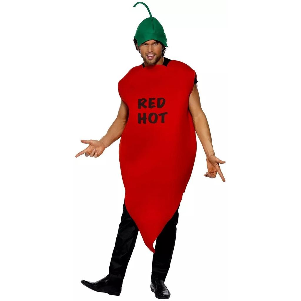Smiffys Unisex Adult Hot Chili Pepper Costume