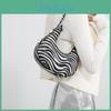 Stylish Leopard Print Crescent Bag Spring 2024 Women's Fashionable Shoulder Bag