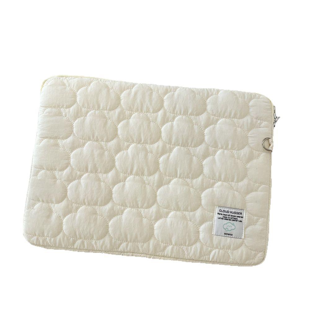 Cute cloud embroidery ipad tablet bag 11/13/15 inch notebook storage bag