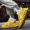 Blade Twist Sole Fly-woven Breathable Mesh Shoes Couple Big Red Running Shoes Shock-absorbing Sports Casual Dad Shoes