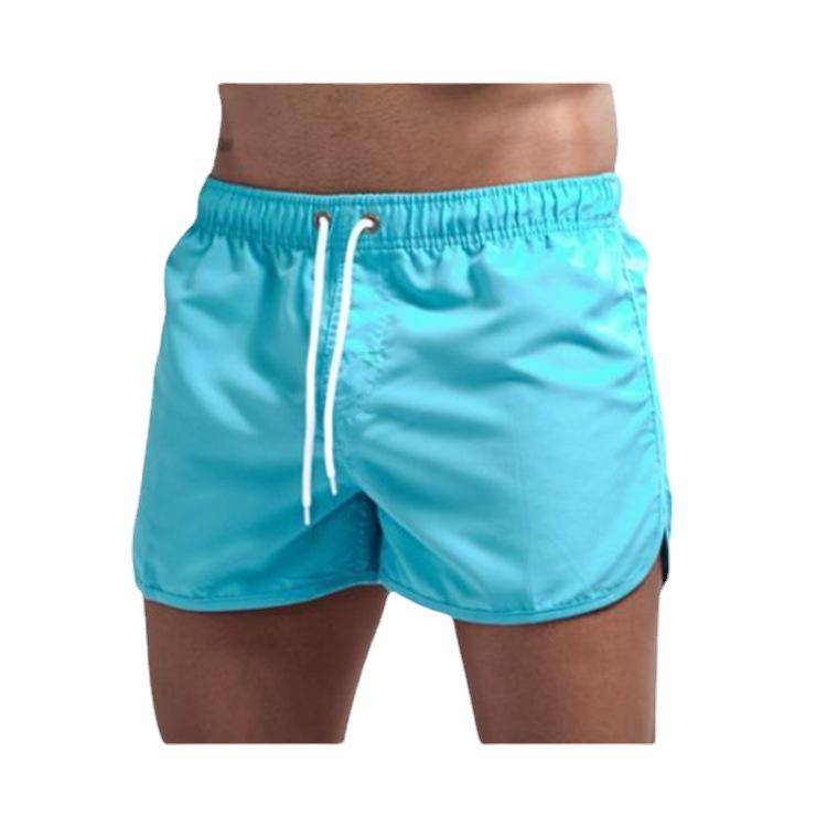 Men's Quick-Dry Multi-Color Beach Shorts: Summer Fashion Four-Point Sport Polyester Pants