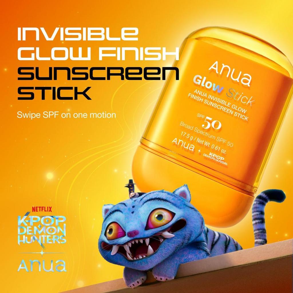 [K-Pop Dämonenjäger] Anua Zero Cast Daily Glow Finish Sonnenschutz-Stick 18g Doppelpackung / KDH