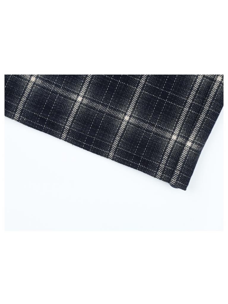 GUBIN [Goobin X Sojeong] (W) Star Rivet Check Wool Pants