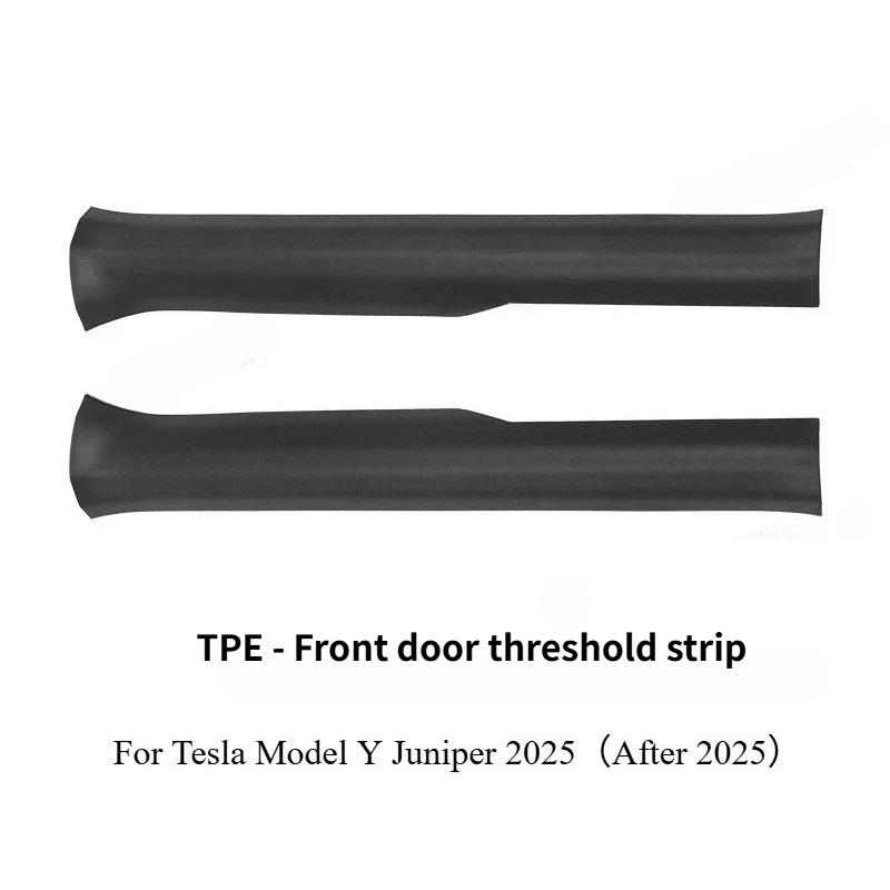

AB Pillar Threshold Strip for Tesla Model Y Juniper 2025 Front Rear Door Threshold Anti-kick Pad Protector Interior Accessories MY TPE Front Door