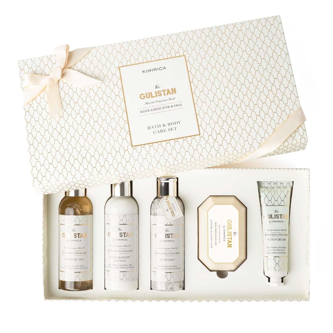 

Kimirica The Royal Gulistan Luxury Gift Set for Women & Men| Pampering Kit for Anniversary, Birthdays & All Special Occasions | Majestic fragrance of