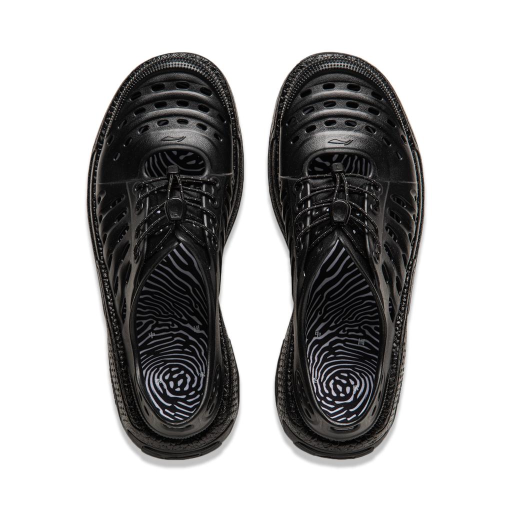 Li Ning Pangu Trek Fashion Trend Comfortable Versatile Water Shoes Unisex Shoes Black AZSV025-3